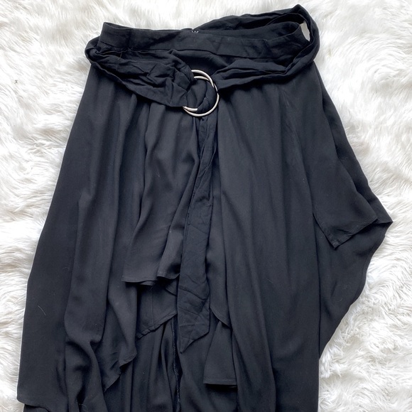 Free People Madison High-Low Belted Midi Skirt - Picture 8 of 13